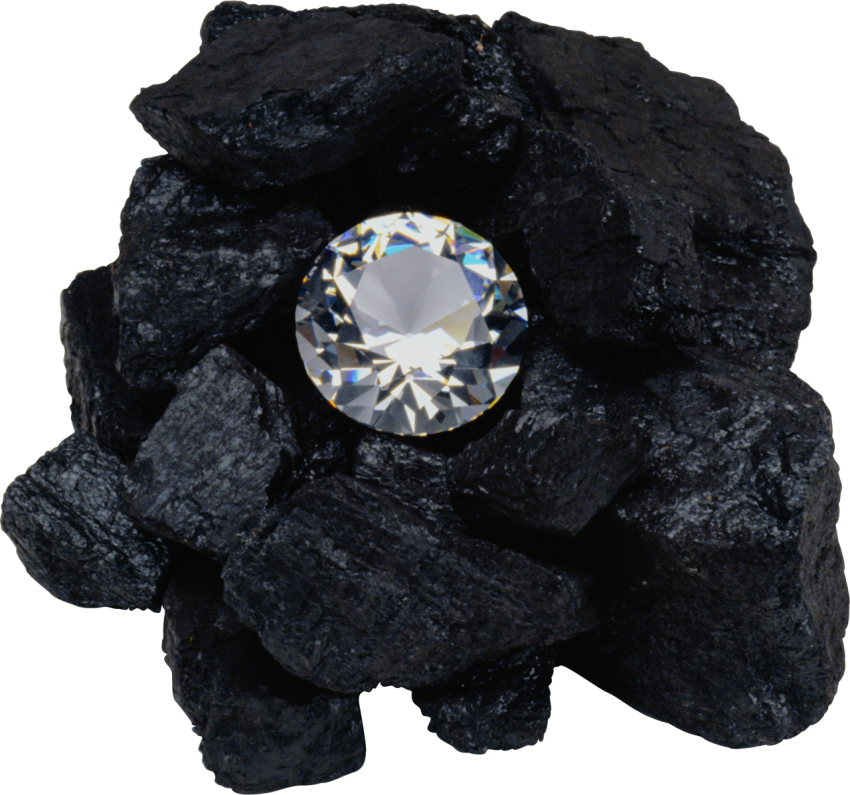 Diamond Coal mining Mineral Anthracite, coal, rock, carbon png
