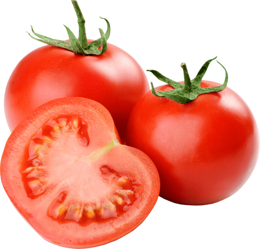 Two tomato fruits and one slice tomato fruit, Cherry tomato Tomato sauce Salad, Tomato, natural Foods, food png