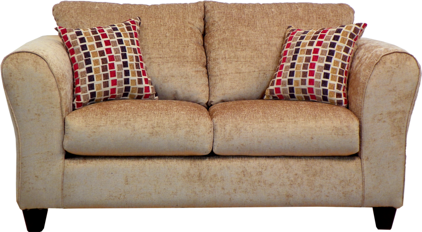 Brown 2-seat and throw pillows, Couch Loveseat Furniture Chair Living room, Sofa, angle, recliner png