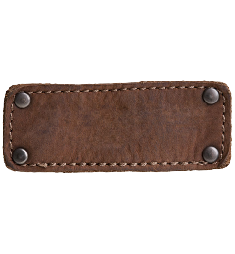 Rectangular brown leather strap, Leather Material Strap Icon, Luggage handle leather, brown, retro png