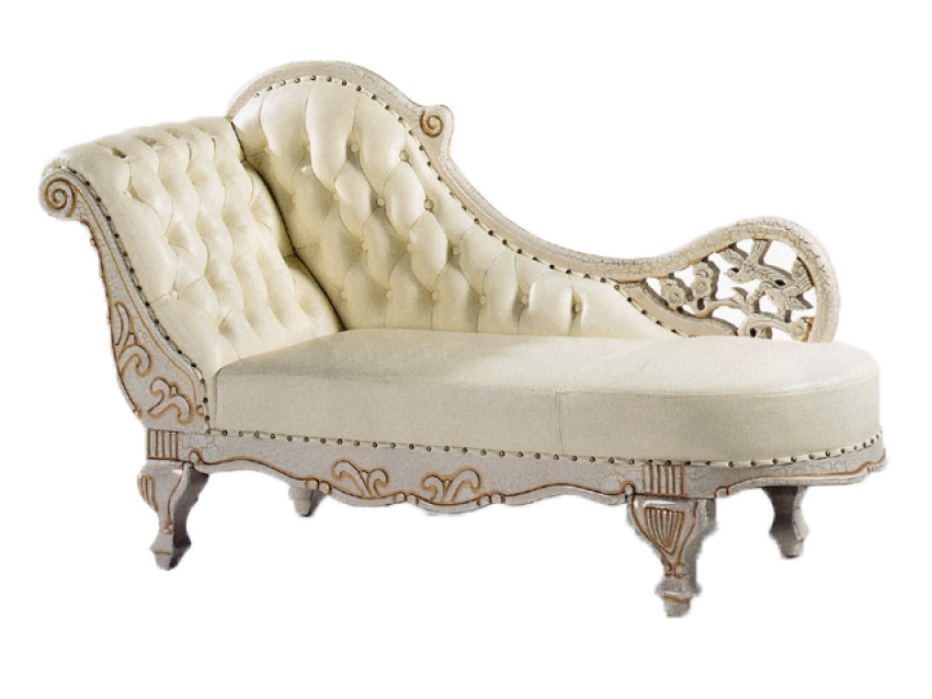 Tufted white fainting sofa, Chaise longue Furniture Couch Chair Living room, chair, angle, atmosphere png