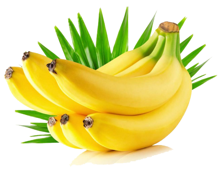 Six ripe banana, Juice Banana powder Flavor Fruit, Yellow bananas, natural Foods, food png