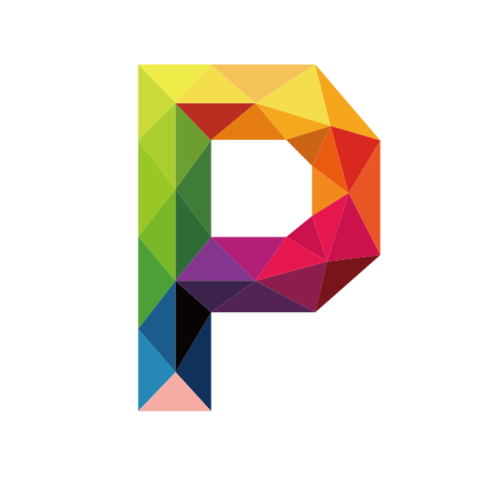 Multicolored P logo, Letter P, Colorful letters P, color Splash, png Graphics png