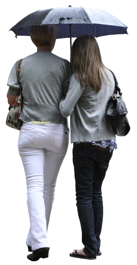 Texture mapping graphy Umbrella, walking people, 3D Computer Graphics, woman png