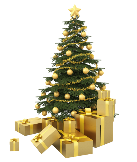 Christmas Tree Transparent Clip Art PNG