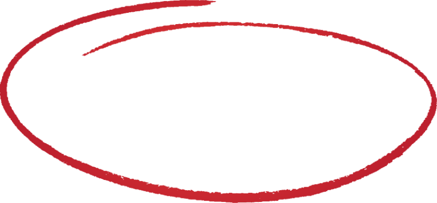 Hand Drawn Red Circle Png
