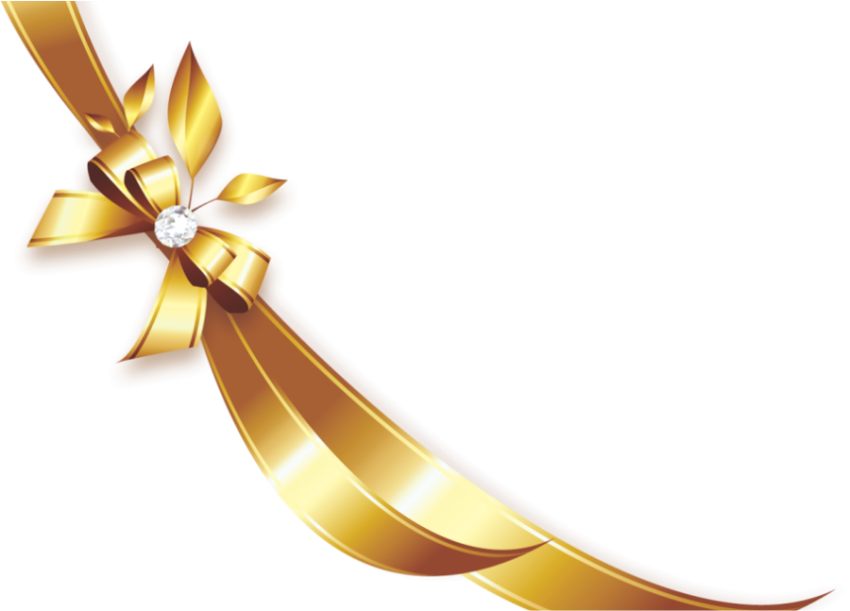 gold ribbon illustration, Ribbon, Golden ribbon, golden Frame, gold png