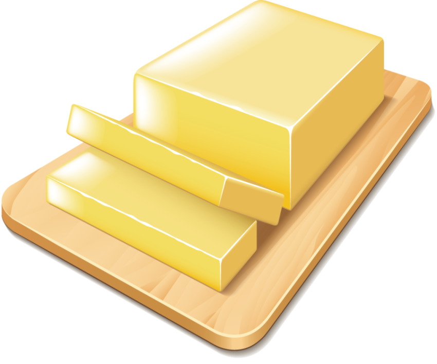 Cheese and brown chopping board art, Butter Euclidean Food Oil, butter, food, cheese png