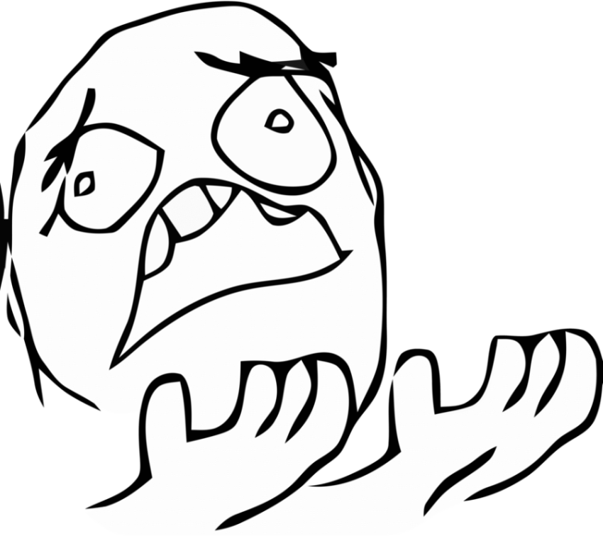Damned rage comic illustration, Hands Open Troll Face, people, troll face png