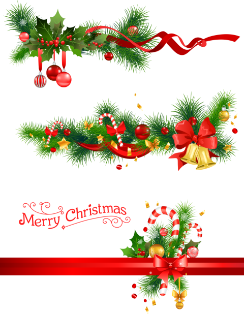 Green Christmas, Christmas decoration Christmas tree, Christmas wreath with bells, flower Arranging, leaf png