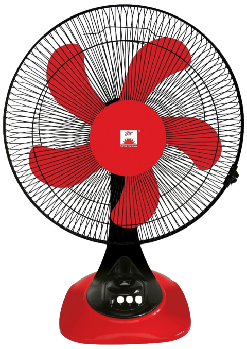 Table Fan - Red and Black Table Fan