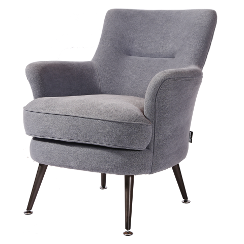 Gray fabric sofa chair, Club chair Table Couch Furniture, Gray linen sofa Leisure, angle, grey png