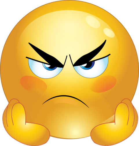 Angry emoji illustration, Smiley Emoticon Anger Emoji, sad emoji, face, online Chat png