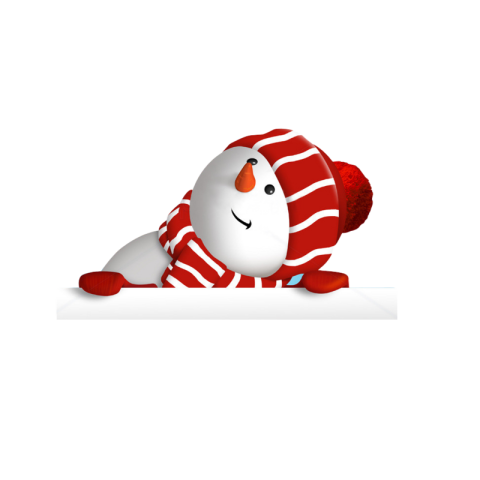 White snowman illustration, Father Christmas Christmas tree Christmas card, Christmas hat with snowman, hat, festive Elements png