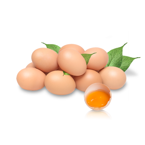 HD Raw Brown Chicken Eggs and Herbs Transparent PNG