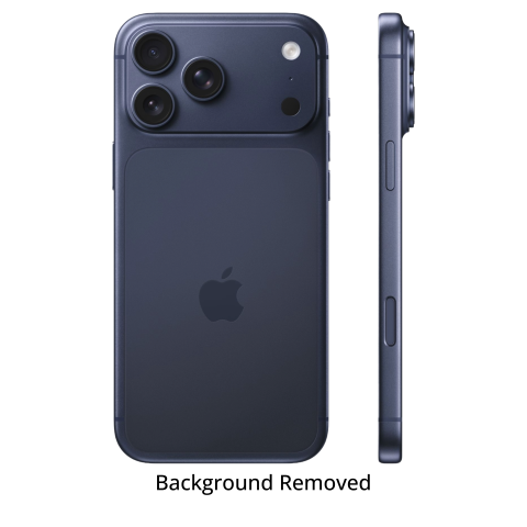 Deep Blue iPhone 17 Pro Max in Side and Back View