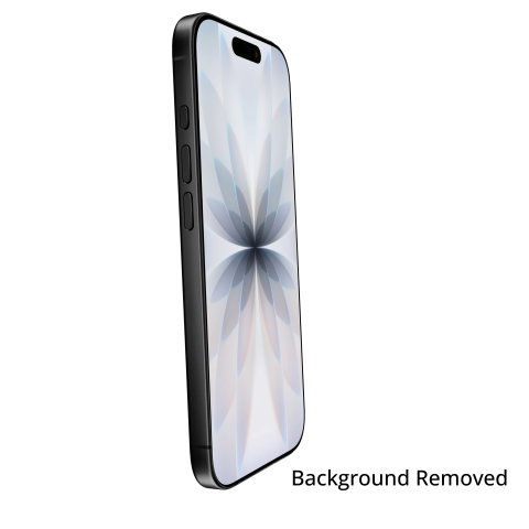 Black Apple iPhone 17 Portrait Position