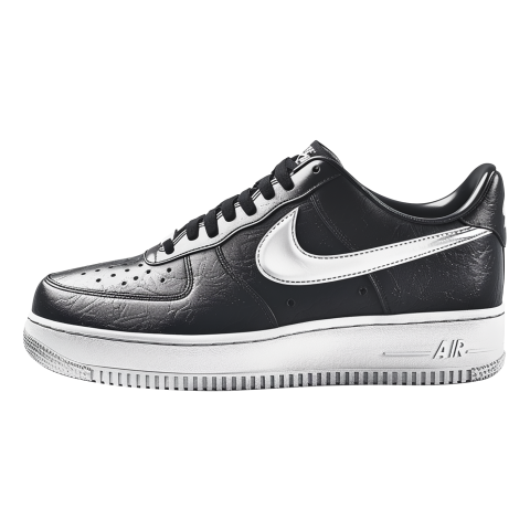 Black White Nike Air Force One Sneaker